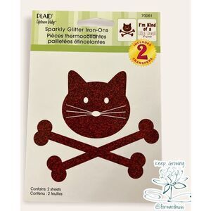 Iron On Transfer - Pirate Kitty & Big Deal